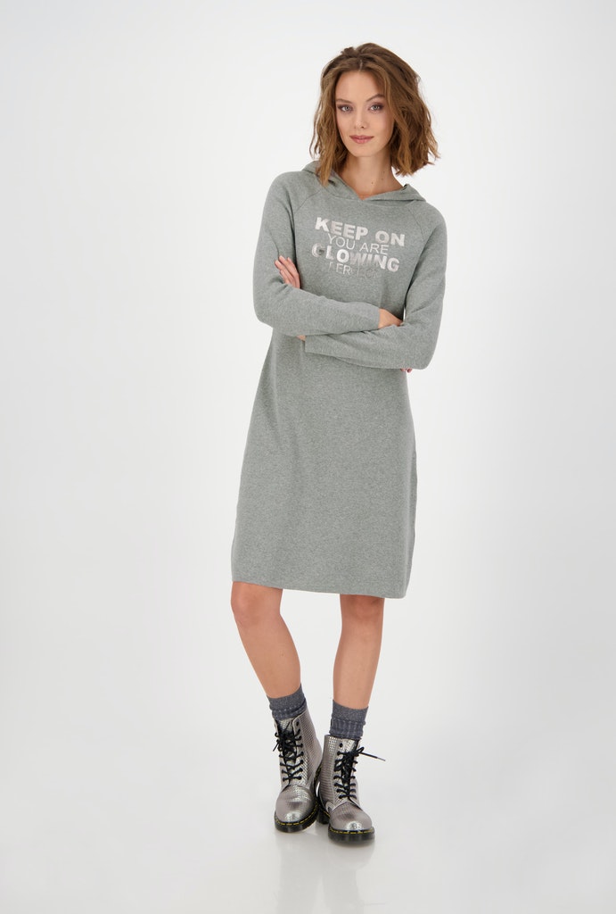 Wanner - Onlineshop Monari grau silber Kleid, Modehaus melange